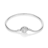 Seashell Clasp Charm Bracelet