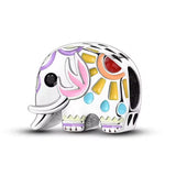 Colourful Elephant Charm