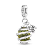 Green Spiral Lantern Charm