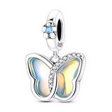 Iridescent Butterfly Charm