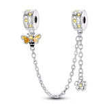 Butterfly and Flower Safety Chain