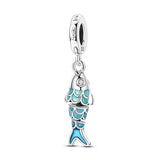 Turquoise Fish Dangle Charm