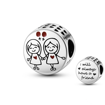 Always a Friend Bead Charm