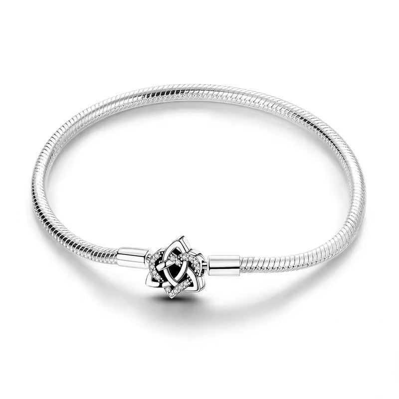 Celtic Knot Clasp Charm Bracelet