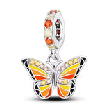 Orange Butterfly Charm