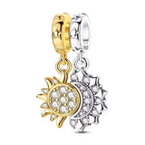 Sun and Moon Dangle Charm