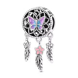 Butterfly Dreamcatcher Charm