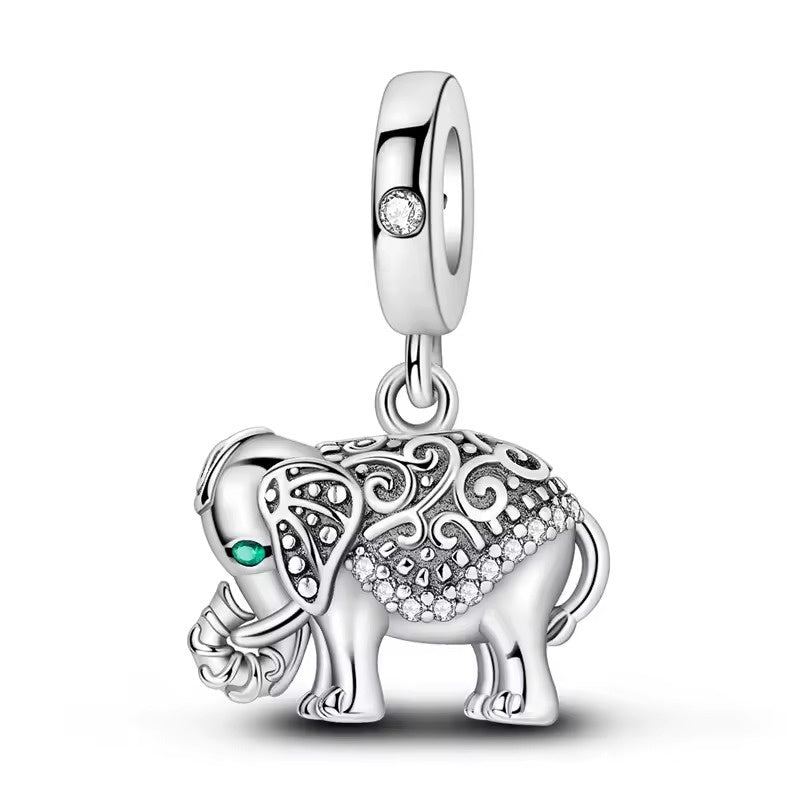 Openwork Elephant Charm