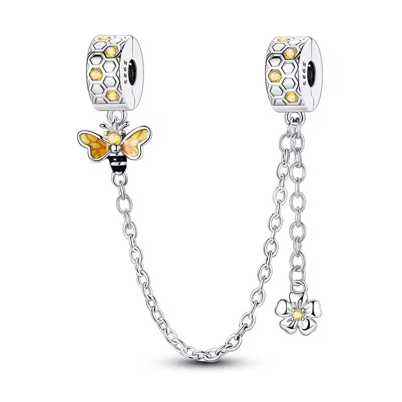 Butterfly and Flower Safety Chain