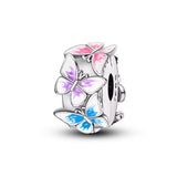 Colourful Butterfly Spacer Charm
