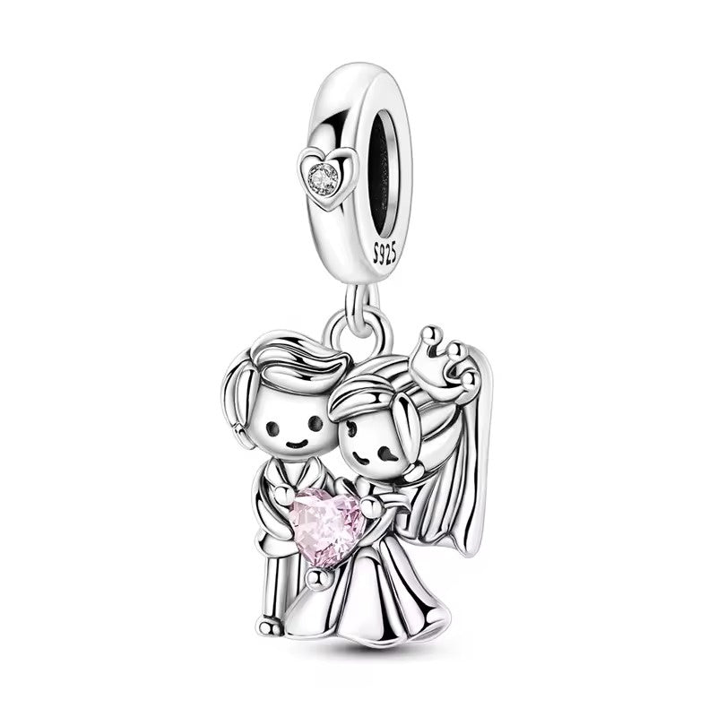 Wedding Couple Dangle Charm