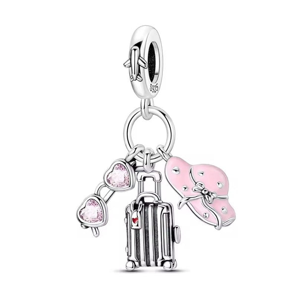 Baby Bottle Pacifier and Shoes Charm