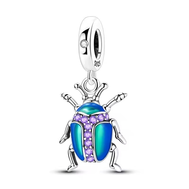 Colorful Beetle Dangle Charm