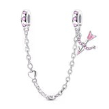 Pink Branch Safety Chain