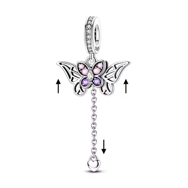 Butterfly Chain Dangle Charm