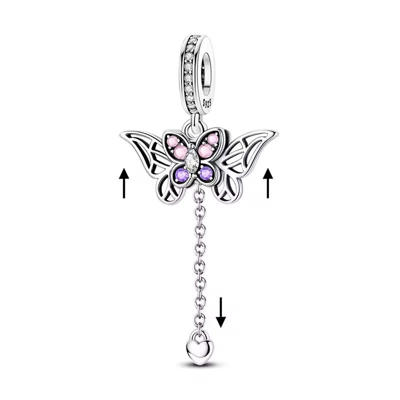 Butterfly Chain Dangle Charm