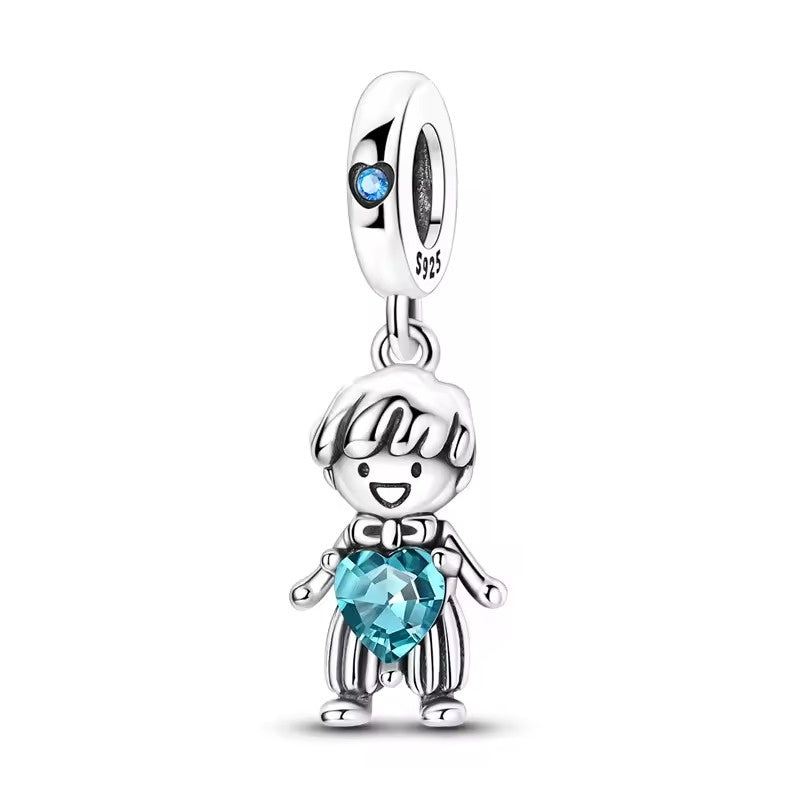 Blue Boy Figure Charm