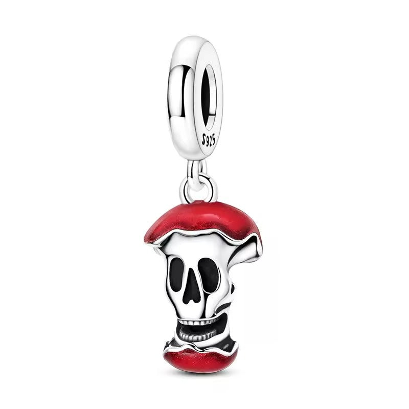 Red Apple Core Charm