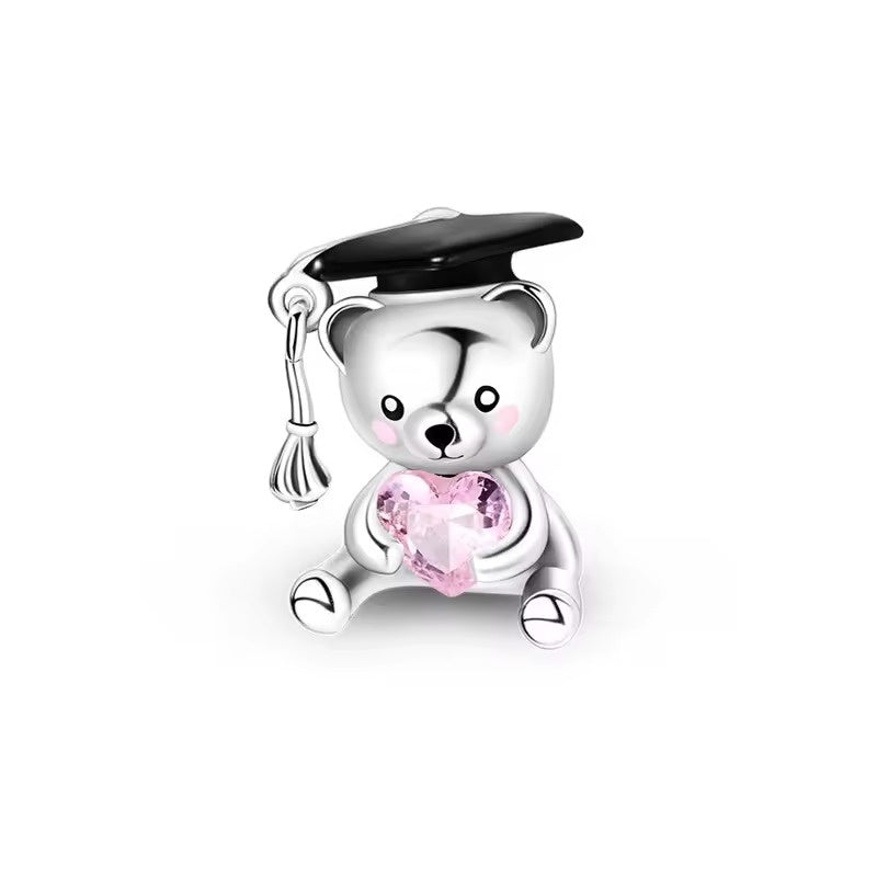 Graduation Bear Charm